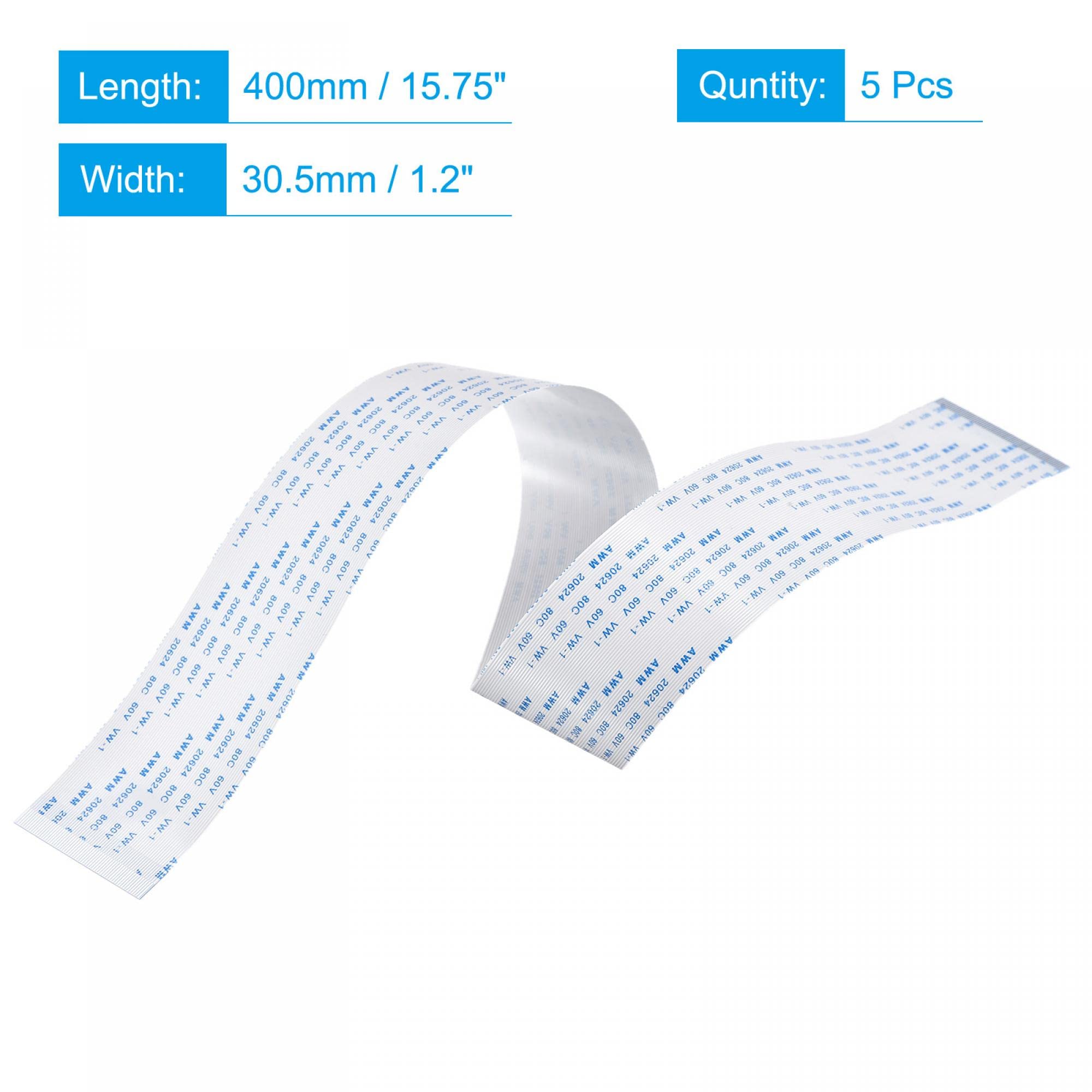 Amazon.co.jp: uxcell FFCリボン フラットケーブル LCD 3Dプリンター